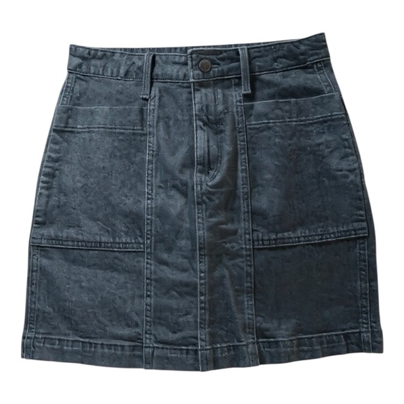 OLD NAVY Black Jack Utility Pocket denim mini jean skirt women’s size 4 - Picture 1 of 8